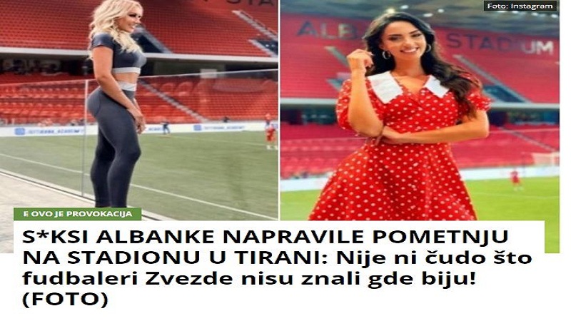 Loja e dobët e Crvena Zvezda? Në Serbi “fajësojnë” gazetaret bukuroshe