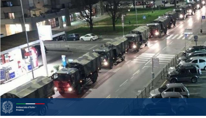 Ambasdori italian: Kosovarët po mohojnë Covid-19, por në fazën më të keqe në Itali ushtrisë iu bë thirrje për t’i varrosur viktimat