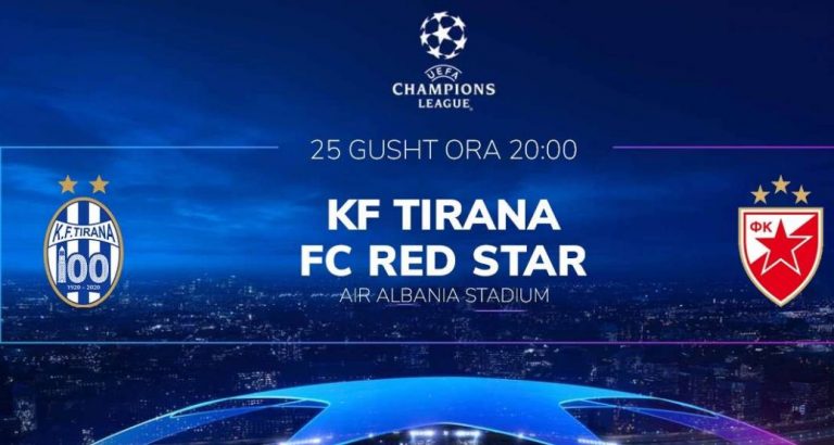 Sonte gjithë shqiptarët bashkë, zhvillohet ndeshja Tirana-Crvena Zvezda
