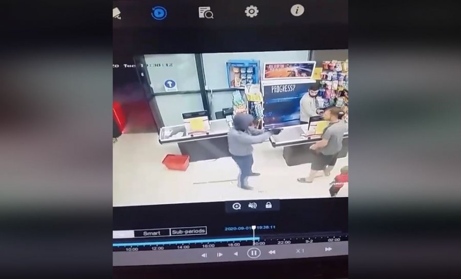 Një qytetar duarthatë zmbraps grabitësin e armatosur në një market në Prishtinë