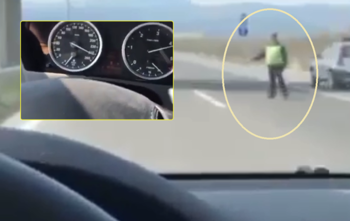 “Çmenduri” në autostradë: Kosovari vozit mbi 240 km/h, nuk i ndalet policisë dhe fillon t’i shajë në shqip e serbisht