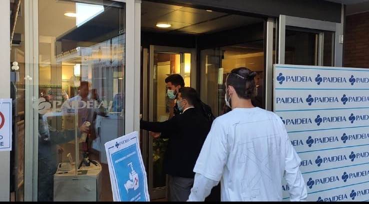 Muriqi në Paideia, i nënshtrohet testeve mjekësore te Lazio