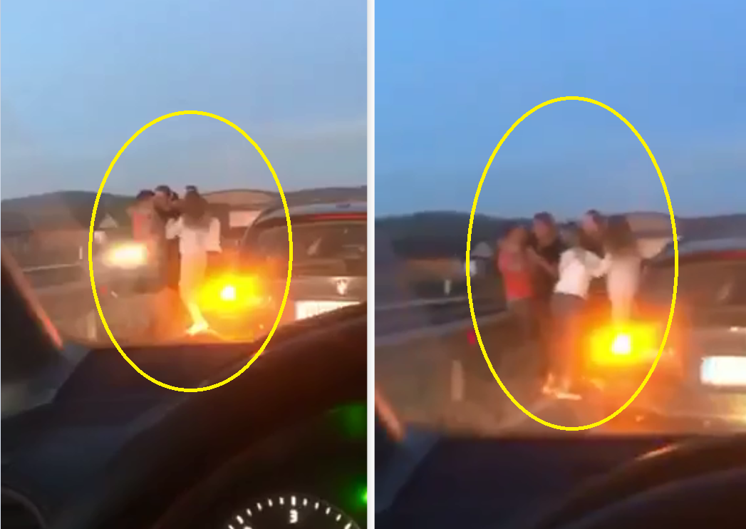 Mërgimtarët i ndalin veturat në mes të rrugës në Komoran dhe bëhen “llom” duke u rrahur