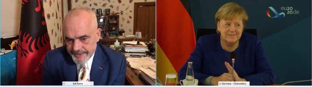 Rama bisedë 60 minutëshe me kancelaren Merkel, flasin për tema të rëndësishme