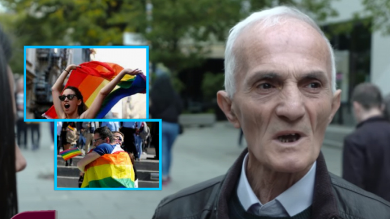 I moshuari kosovar: Jam pro paradës së homoseksualëve sepse Zoti i ka falë edhe ata, nuk kanë faj që kanë lind ashtu