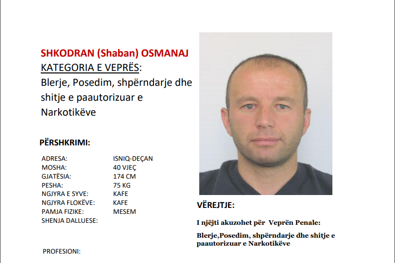 Policia kërkon ndihmë për arrestimin e këtij personi