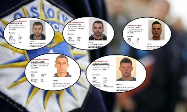 Lista e personave që po kërkohen nga Policia e Kosovës, nëse i njihni thirrni menjëherë në numrin 192
