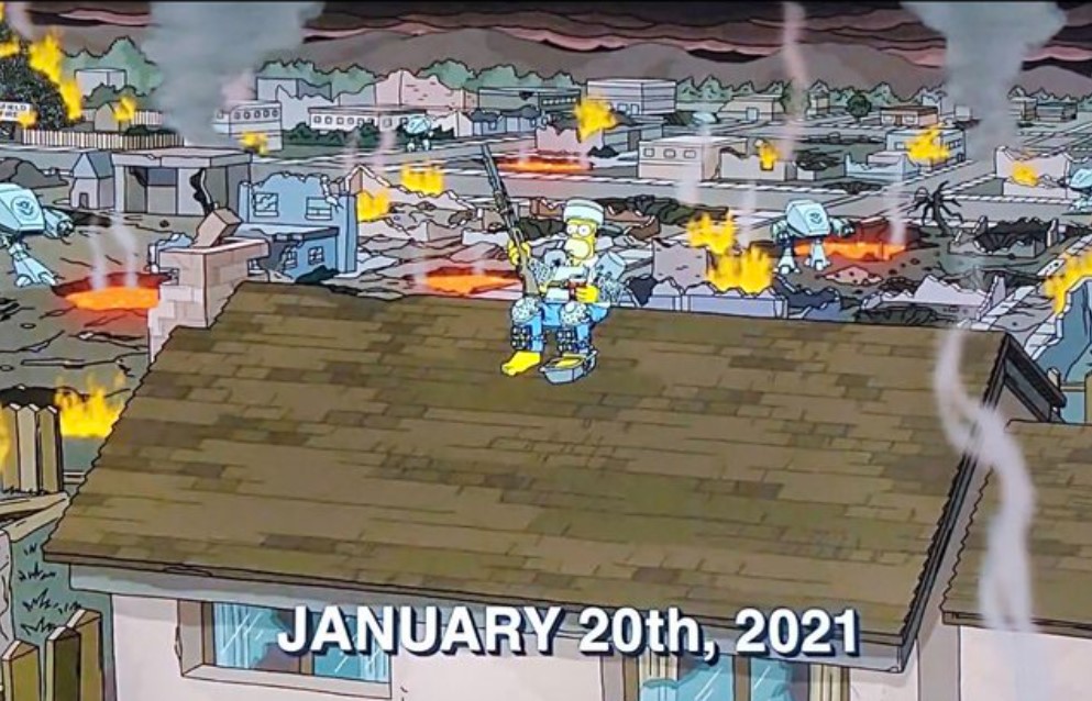 Simpsons vazhdojnë me parashikime, 2021 edhe më i errët se vitet paraprake