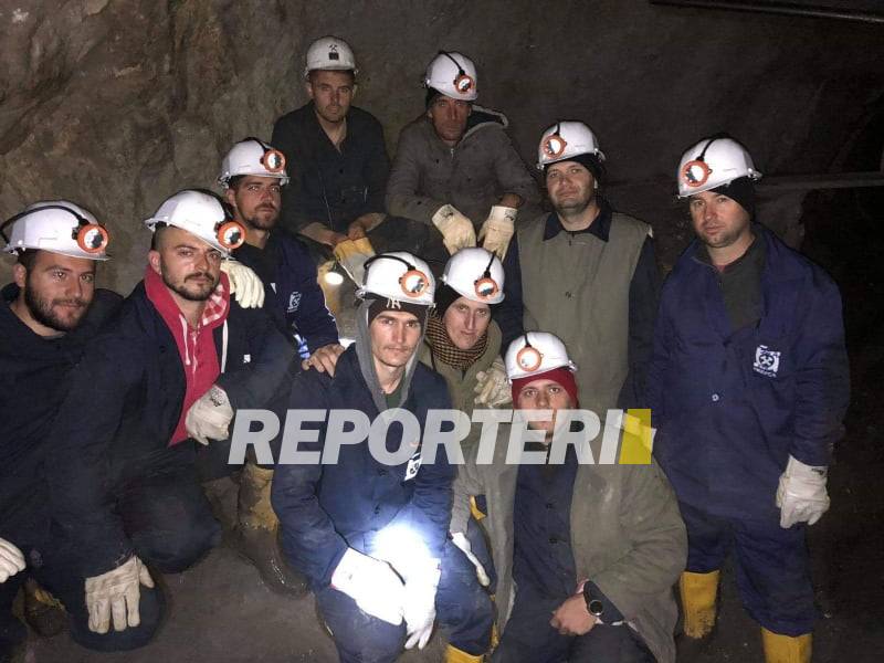 Edhe 32 minatorë të Artanës ngujohen nën tokë, nuk iu doli ende paga