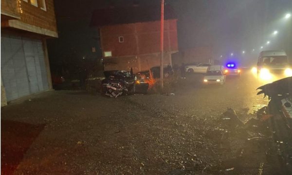 Aksident i rëndë në rrugën Rahovec-Malishevë, gjashtë persona mbeten të lënduar