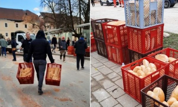 Familja Morina dhuron mbi tre mijë bukë nga furra e saj për të prekurit nga tërmeti në Kroaci