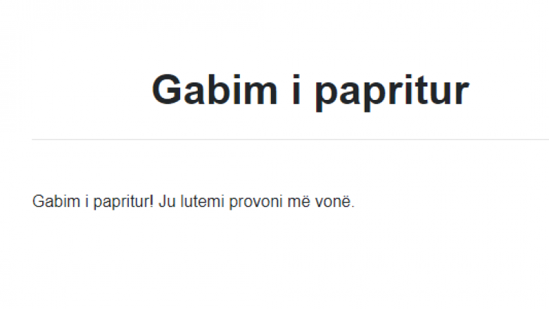 ‘Gabim i papritur’ kjo është pengesa që po u shfaqet aplikuesve të Trustit