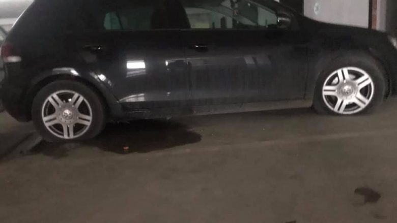 Deputetit të LDK-së ia shpërthejnë gomat e veturës së parkuar në garazh