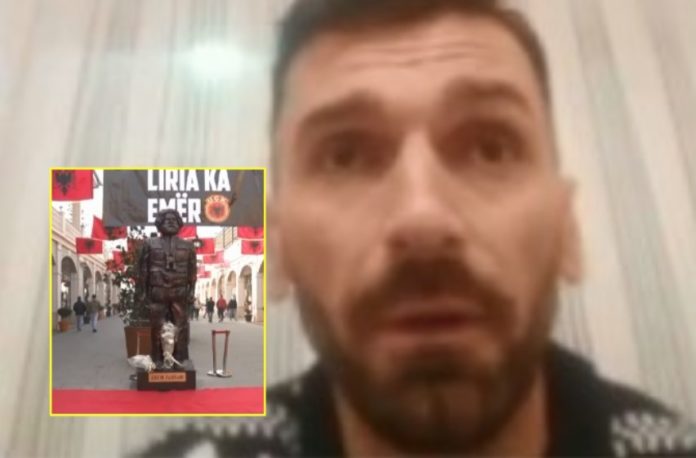 Autori i skulpturës së Adem Jasharit: Unë jam frizer, skulpturën e kam hobi – më herët kam bërë gjirafa