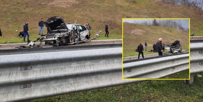 Aksident në autostradën “Ibrahim Rugova”, trupi fluturon jashtë veturës