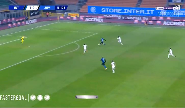 Interi shënon golin e dytë ndaj Juventusit