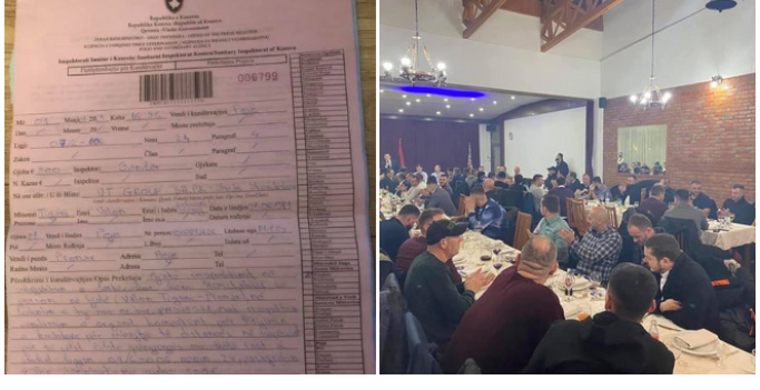 Pronari i një lokali në Pejë dënohet me 500 euro gjobë, kishte 3 tavolina me nga 7 persona familjarë