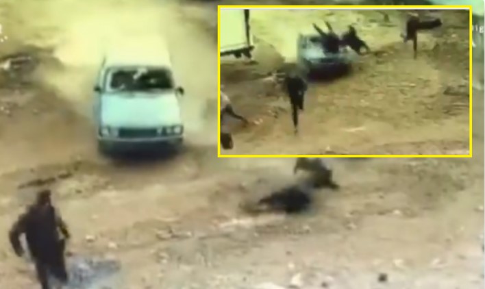 Pamje të frikshme: Babai dhe vëllezërit sherr për tokat, përplasen me vetura dhe gjuhen me armë zjarri