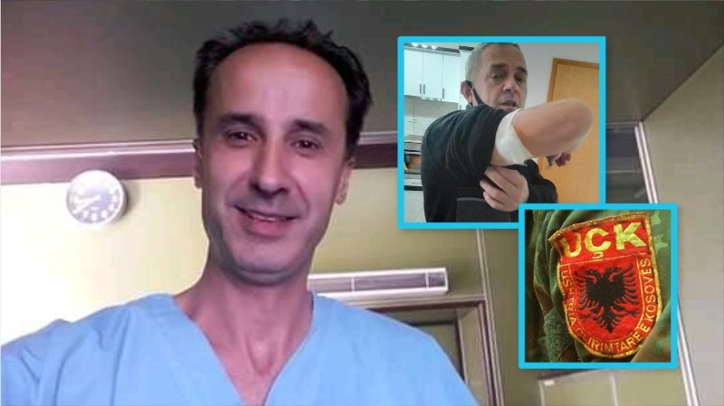 “Faturën e ke pagu në vitin 1999”: Invalidi i UÇK’së operohet falas nga kirurgu, i hiqet copa e granatës që prej luftës