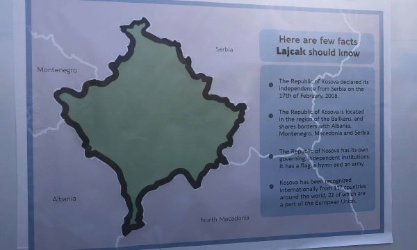 PSD ia tregon hartën e Kosovës Lajçakut