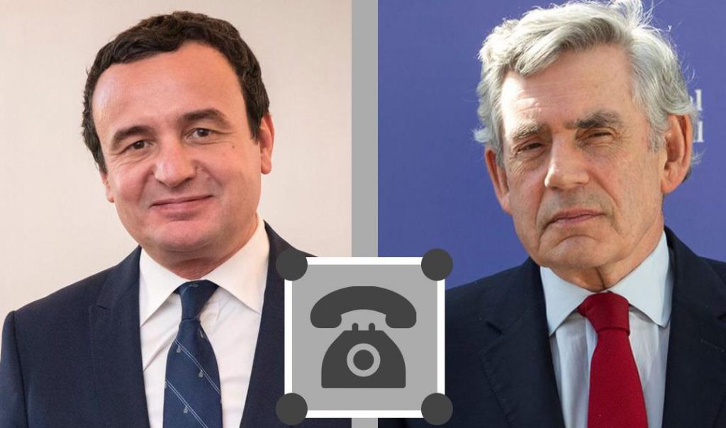 Albin Kurti bisedon me ish-kryeministrin britanik