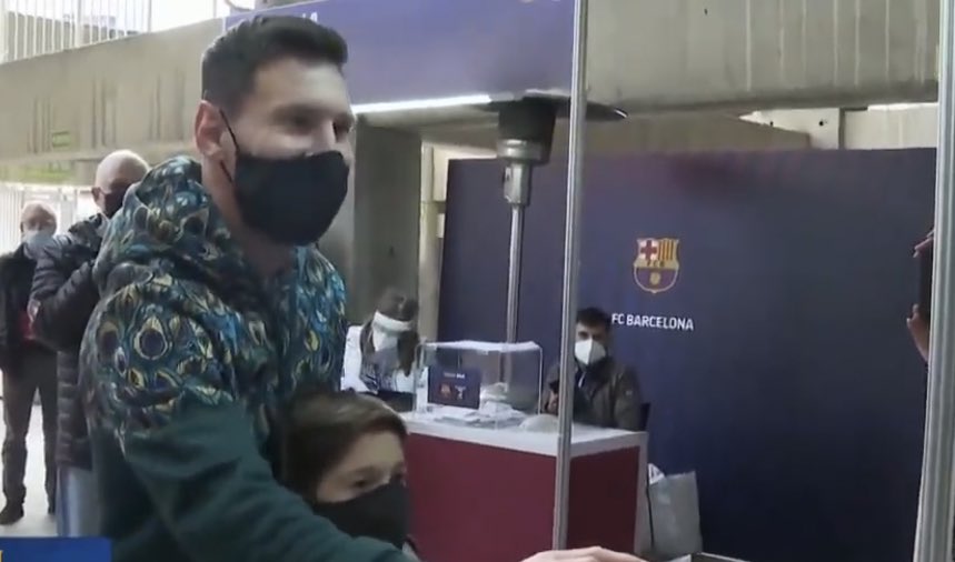 Zgjedhjet për president tek Barcelona, Messi sapo ka votuar