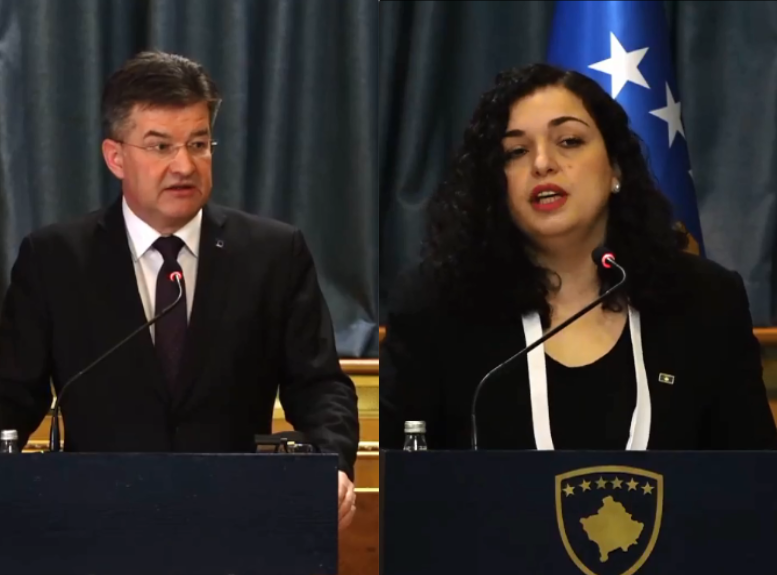 Osmani Lajçakut: S’lejojmë të negociohet me kufijtë e Kosovës