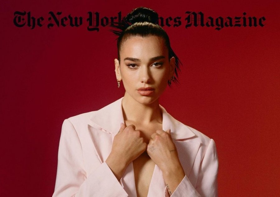 Dua Lipa në ballinën e “The New York Times”