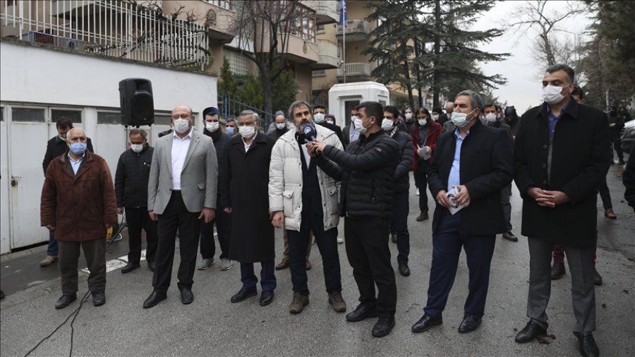 Protestë në Ankara për të kundërshtuar hapjen e ambasadës së Kosovës në Jerusalem
