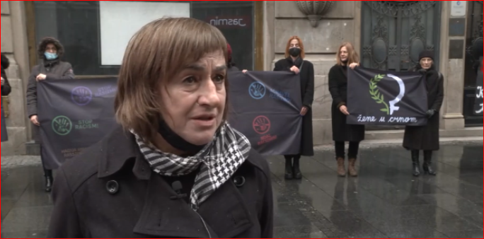 Lëvizja kundër dhunës, “Gratë në të zeza” ka mbajtur një aksion protestues me rastin e Ditës