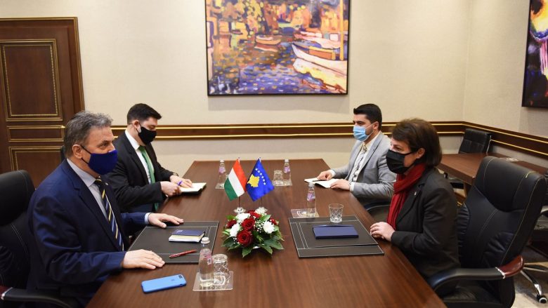 Gërvalla takon ambasadorin hungarez, flasin për menaxhimin e pandemisë COVID-19