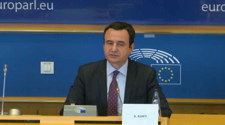 Kurti në Parlamentin Evropian: Prioritet i yni është ruajtja e Kushtetutës dhe sovranitetit