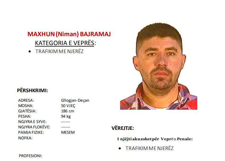 Ky person është në kërkim, nëse e shihni lajmëroni menjëherë Policinë