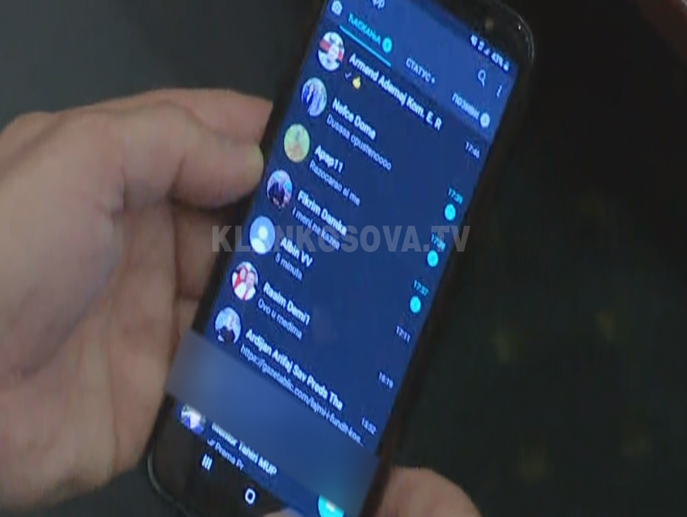 Kamera e Klanit kap telefonin e Adem Hoxhës, shihet komunikimi mes tij e Albin Kurtit