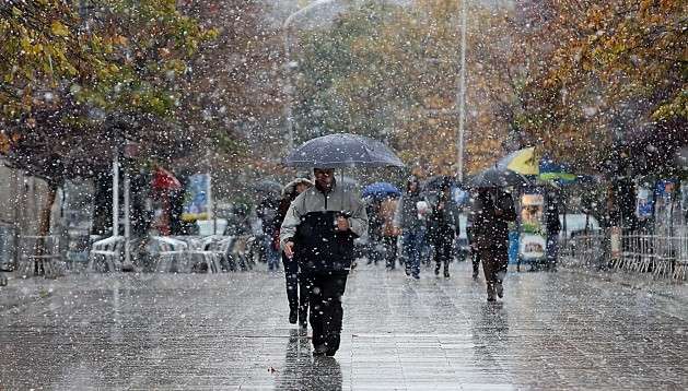 Reshje shiu dhe bore sot në Kosovë