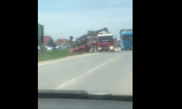 Dalin pamje nga aksidenti në Lipjan