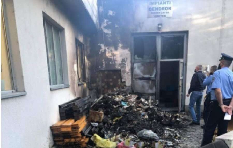 Zjarr në spitalin “Sheikh Zayed” në Vushtrri, nuk ka të lënduar