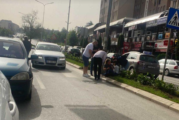 Ishte duke ecur në zebra, vetura godet një qytetare në Prishtinë