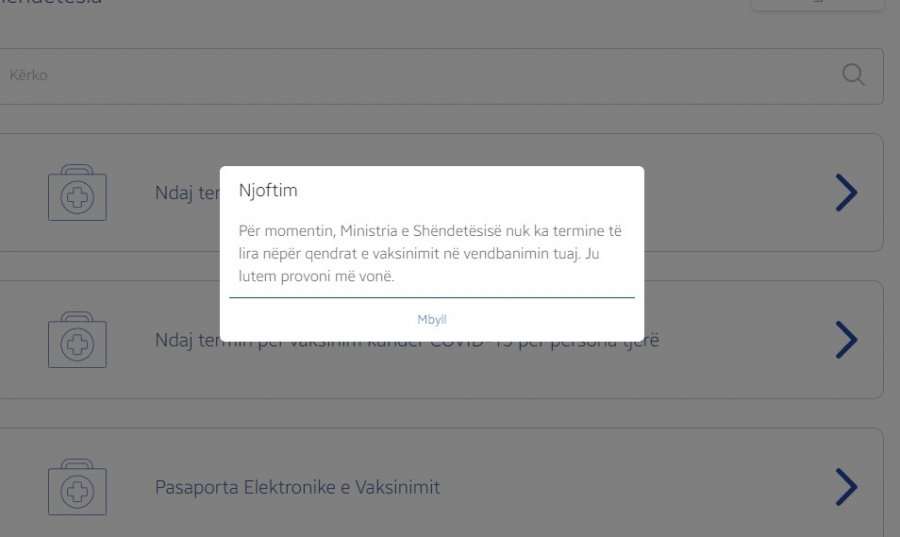 MSH-ja nuk ka termine për vaksinim