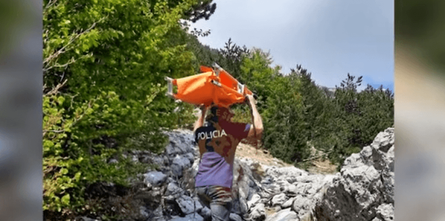 Policia shqiptare shpëton turisten polake që ishte bllokuar në Theth