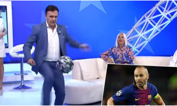 Naim Abazi thotë se është si Iniesta, shikojeni çka bën me top