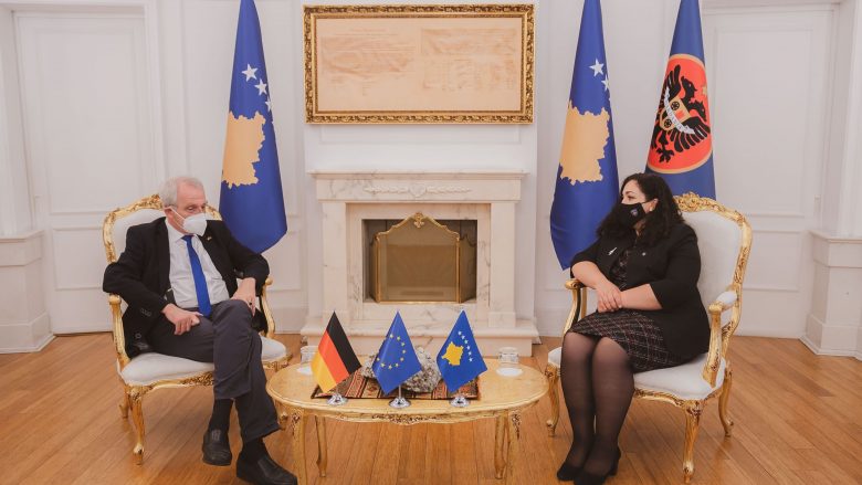 Presidentja ​Osmani takon nënkryetarin e PE-së, kërkon liberalizimin e vizave