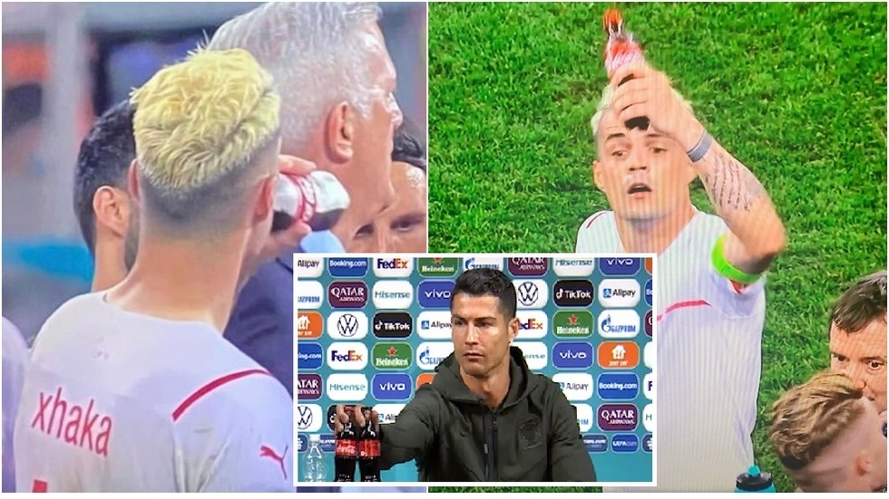 Tifozët ‘qeshin’ me CR7: Nëse do pije Coca-Cola do ishe në “Euro” si Xhaka