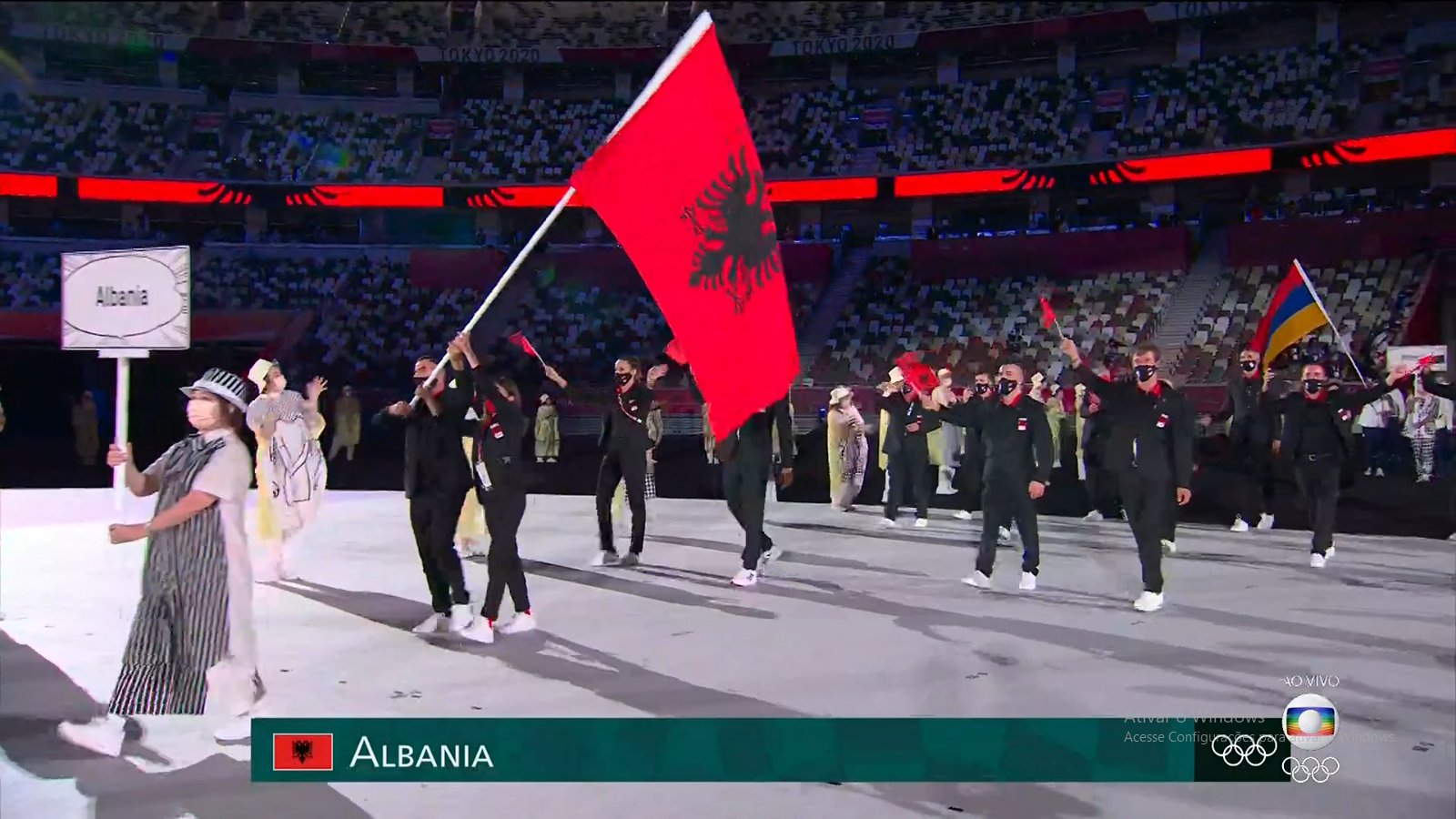 Shqipëria parakalon në ceremoninë hapëse të Lojërave Olimpike “Tokyo 2020”