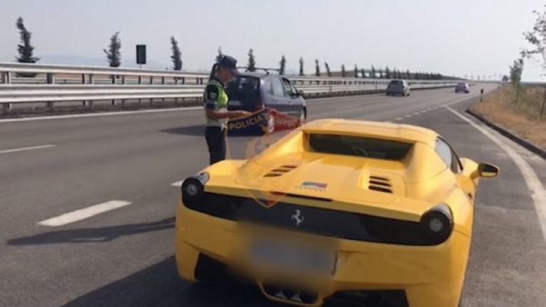 Polaku me patentë false e vozitë Ferrarin 231 km/h në Shqipëri