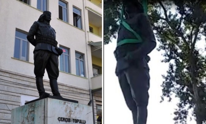 Ndodh pas 97 vitesh! Punimet zhvendosin bustin e Çerçiz Topullit nga sheshi i Gjirokastrës