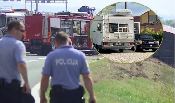 Mërgimtarët kosovarë ndalen në Kroaci për t’i qerasur dhe falënderuar Policinë dhe Mjekët që ndihmuan në tragjedinë me autobus