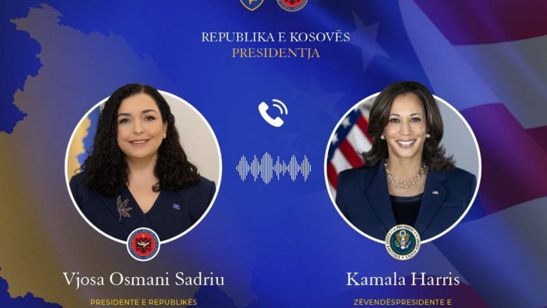 Osmani bisedon me zëvendëspresidenten e SHBA-së, Kamala Harris për çështjen e afganëve dhe pandeminë COVID-19