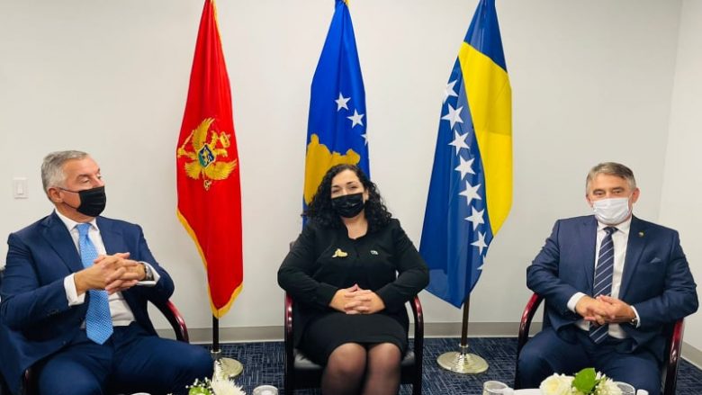 Osmani takim me presidentin e Malit të Zi dhe Bosnjës: Shprehen të shqetësuar për zhvillimet e fundit në rajon
