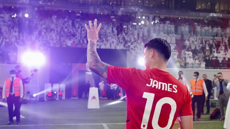 James Rodriguez prezantohet në Katar tek skuadra Al-Rayyan